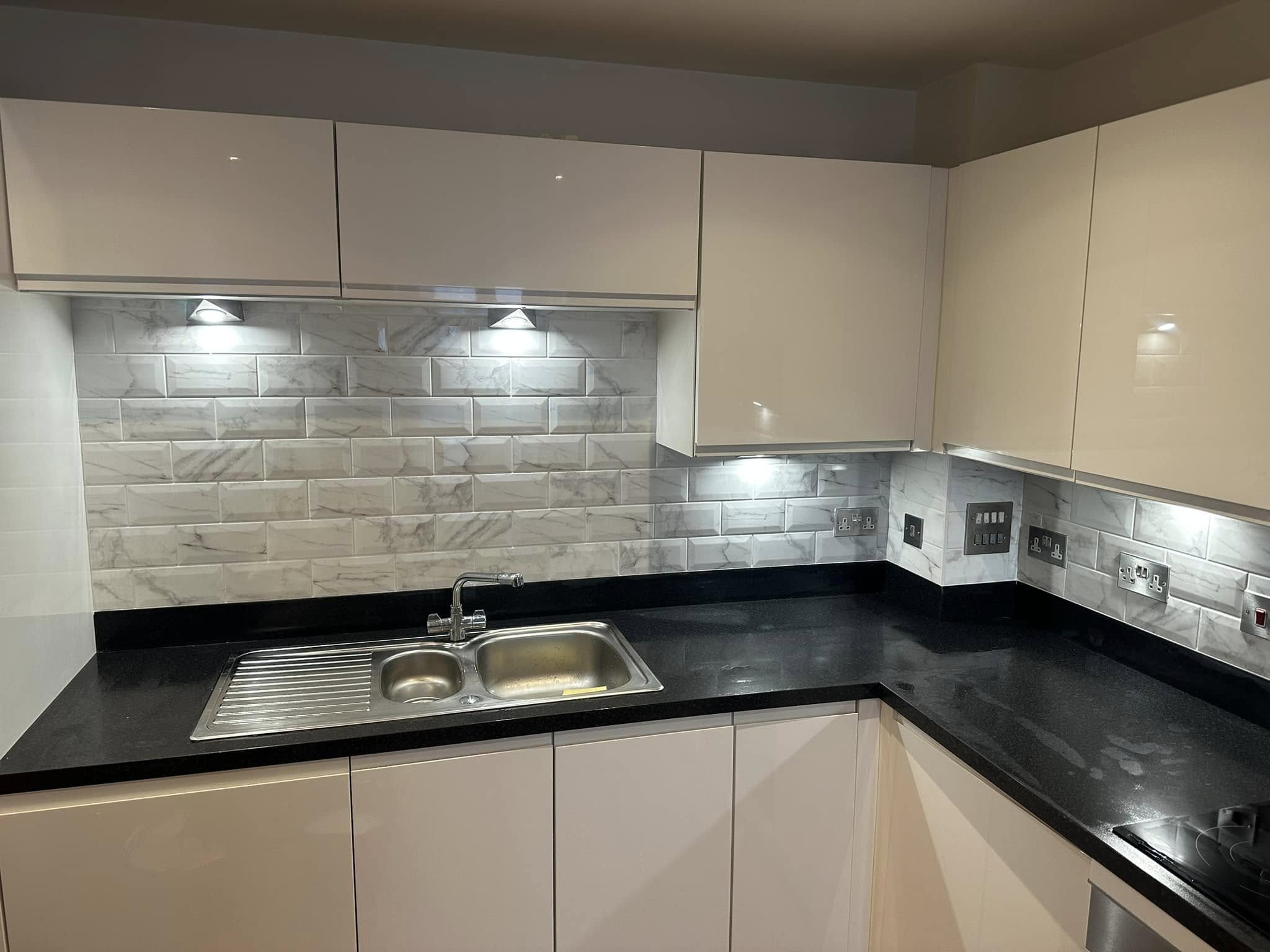 Tiling work completed by Carpentry and Tiling Solutions in Basildon Essex