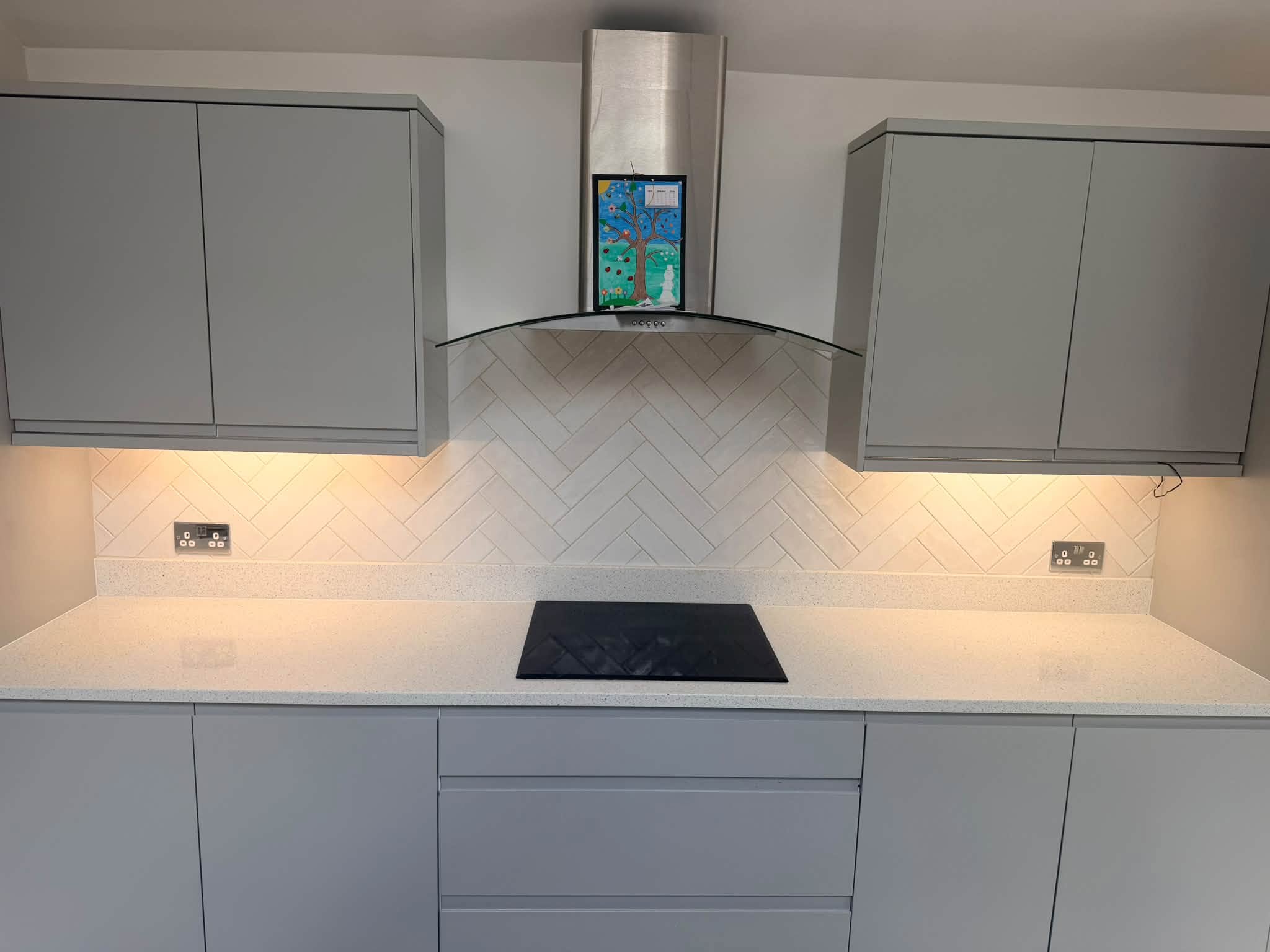 Bathroom tiling completed for a home in Basildon Essex